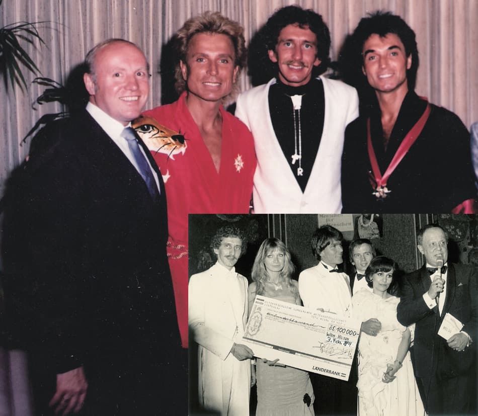 Großes Bild: Verleihung des goldenen Verdienstzeichen der Magie