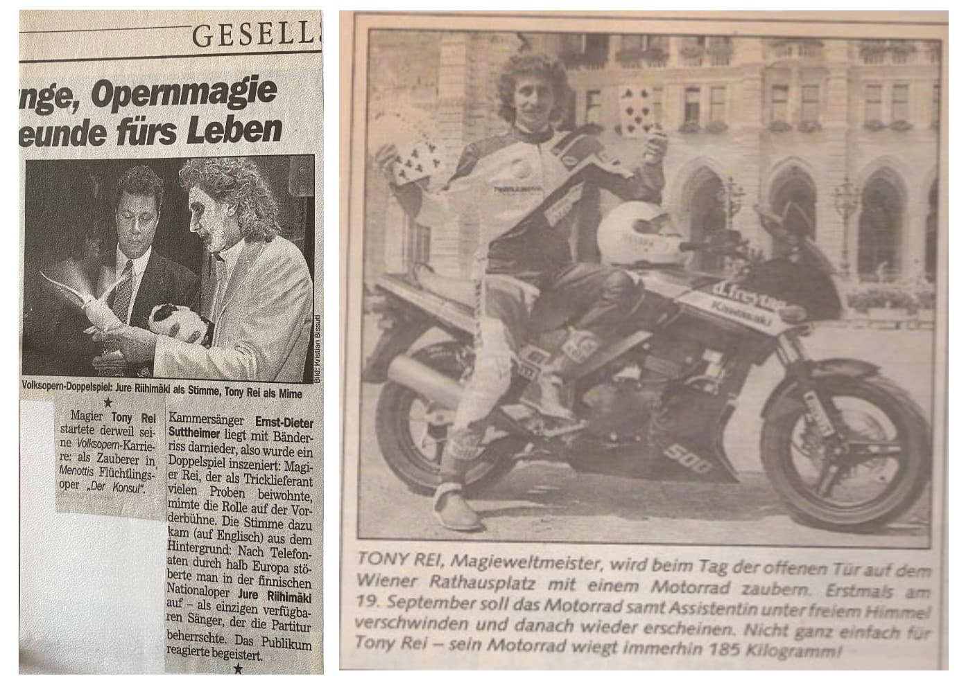 Tony Rei spielt in der Volksoper Wien "Der Konsul"