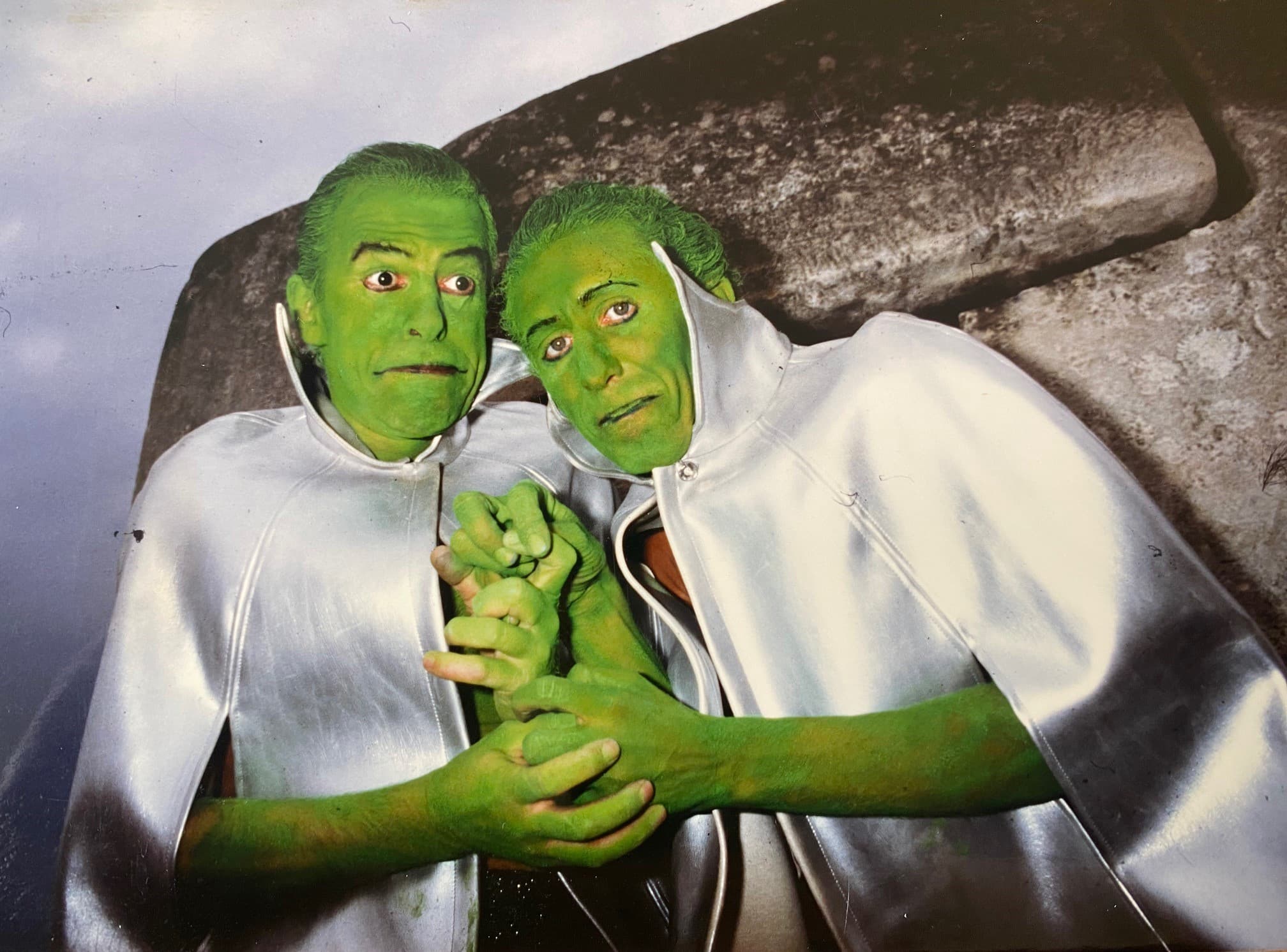 Ufo Landung mit den grünen Männchen inszeniert Tony Rei und Toni Hollander zaube