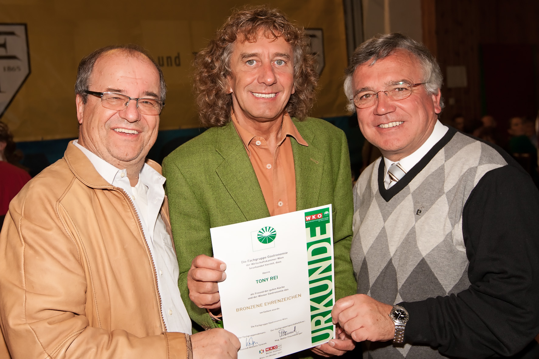 willi Turicek Tony Rei und Heinz Lehner